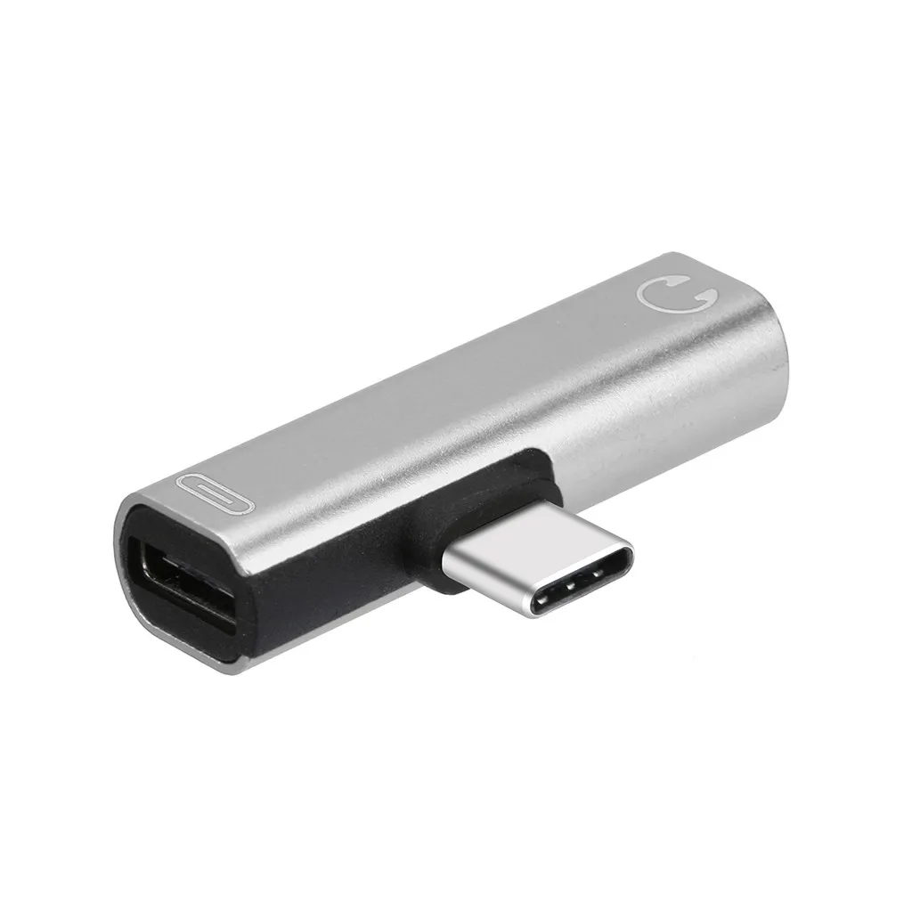 2 в 1 тип-c до 3,5 мм разъем для зарядки наушников конвертер usb Тип C аудио адаптер для Xiaomi Mi9 Mi8 Oneplus 7 huawei mate 20 Pro
