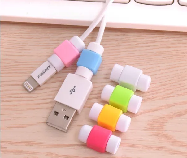 KEITHNICO 10 шт. защита кабеля USB зарядное устройство Защита линии передачи данных крышка рукава устройство для сматывания кабеля для iPhone для iPad