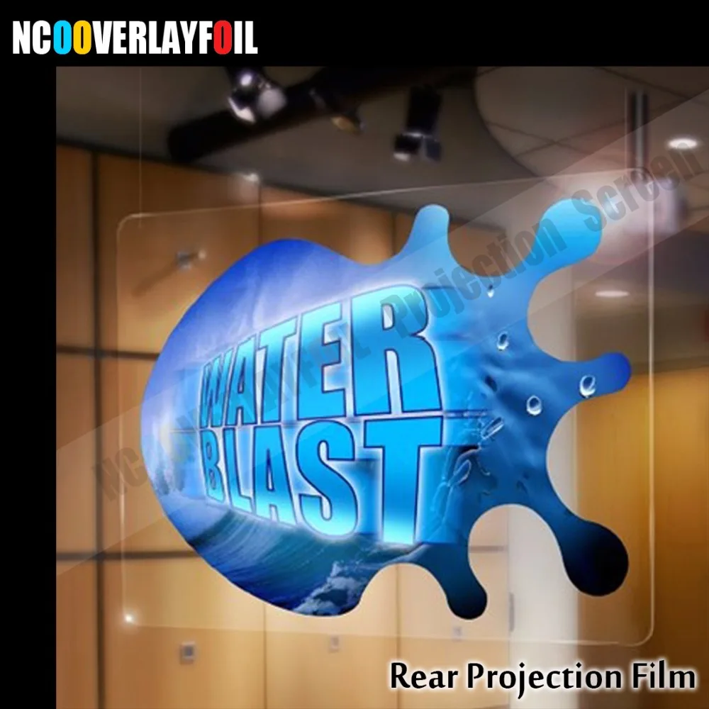 Бесплатная доставка 20x60 дюймов голографическая прозрачная самоклеящаяся пленка