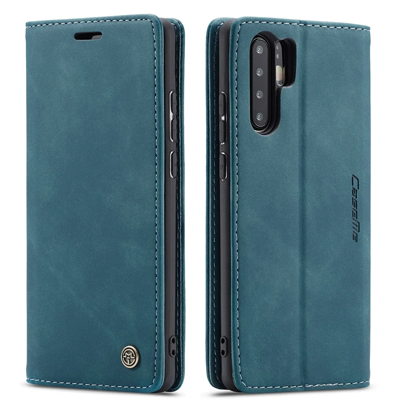 Blue Кожаный чехол-кошелек для huawei P30 Pro, чехлы с магнитными картами, визитница, флип-чехол для P30 Lite Enjoy 7 s, чехол-подставка - Цвет: Blue