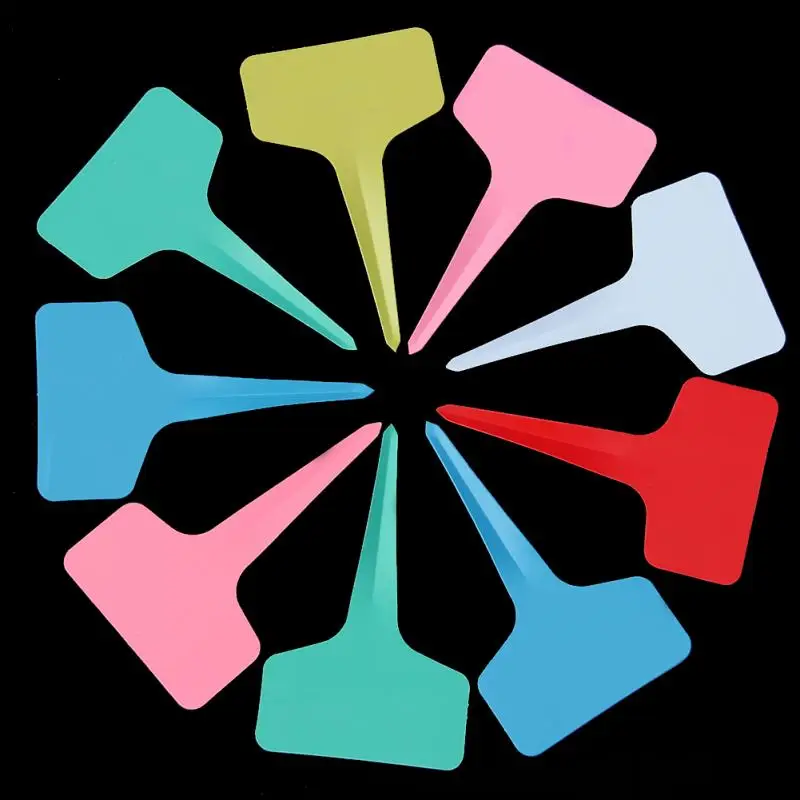 5 цветов Т образная форма для садоводства|Маркеры растений| |