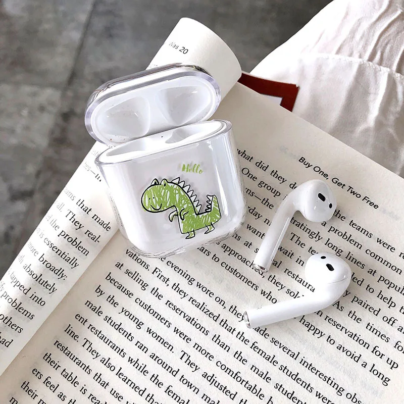 Мультяшный чехол для Apple аксессуары Airpods Bluetooth наушников защитный s Box Твердый