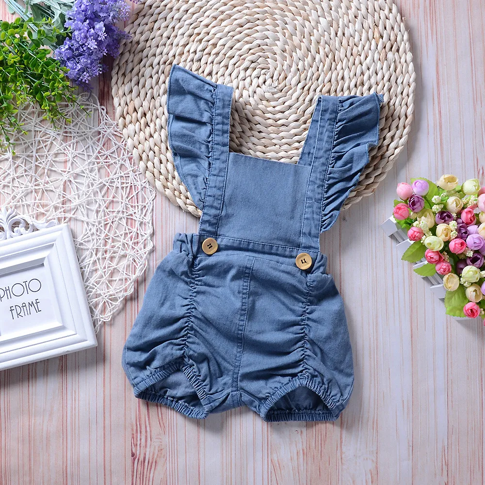 Голубой комбинезон для девочек Одежда новорожденных U71227|girls overalls|overalls girlsclothes girls |