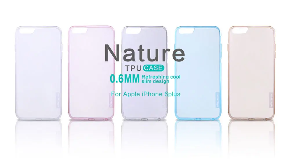Для iPhone 6 iPhone 6S Plus чехол NILLKIN Ультра тонкий прозрачный мягкий Силиконовый ТПУ чехол для телефона s чехол для Apple iPhone 6 plus