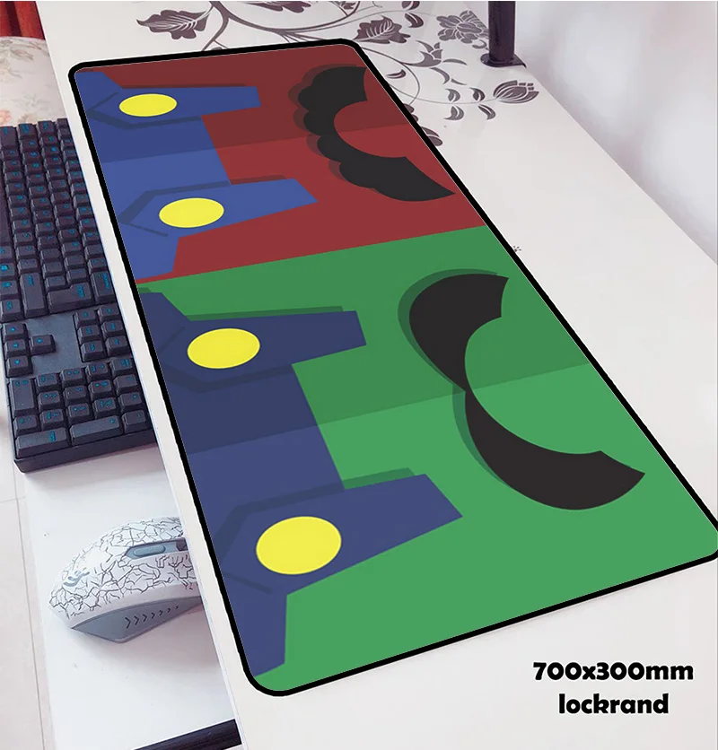 Коврик для мыши mario locrkand коврик notbook компьютерный 70x30 см игровой геймер клавиатуры