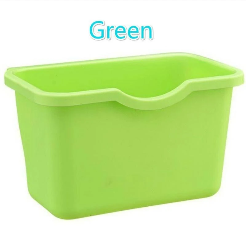 Kitchen Cabinet Door Plastic Basket Hanging Trash Can Waste Bin Garbage Bowl Box Desktop Storage Holder | Дом и сад
