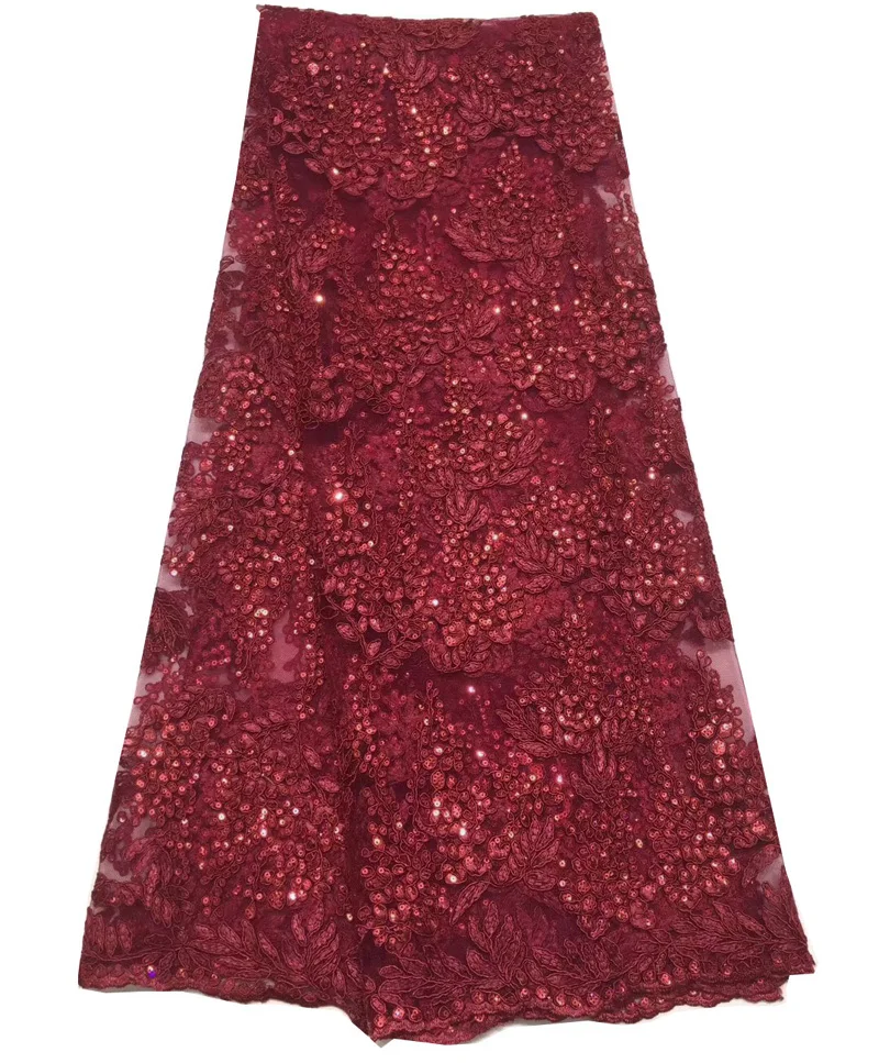 (5 ярдов/шт.) Высококачественная изумрудно-зеленая африканская французская