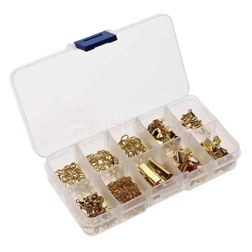 Стартовый Набор для изготовления ювелирных изделий сережки браслет колье