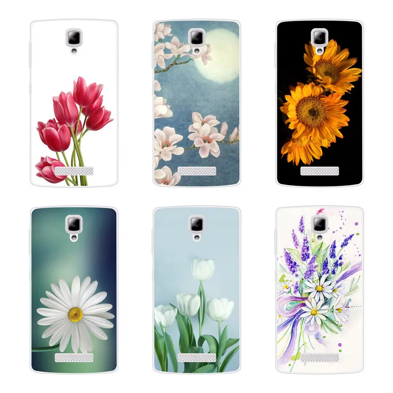 zte blade A210 Case Silicon flowers Painting Soft TPU Back Cover for BA210 Protect Phone cases shell |