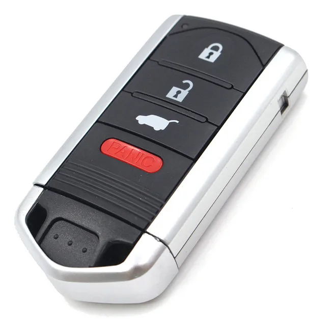 Замена KEYECU умный пульт дистанционного ключа Fob 3+ 1 кнопка для 2010-2013 Acura ZDX FCC ID: M3N5WY8145 и Uncut Blade