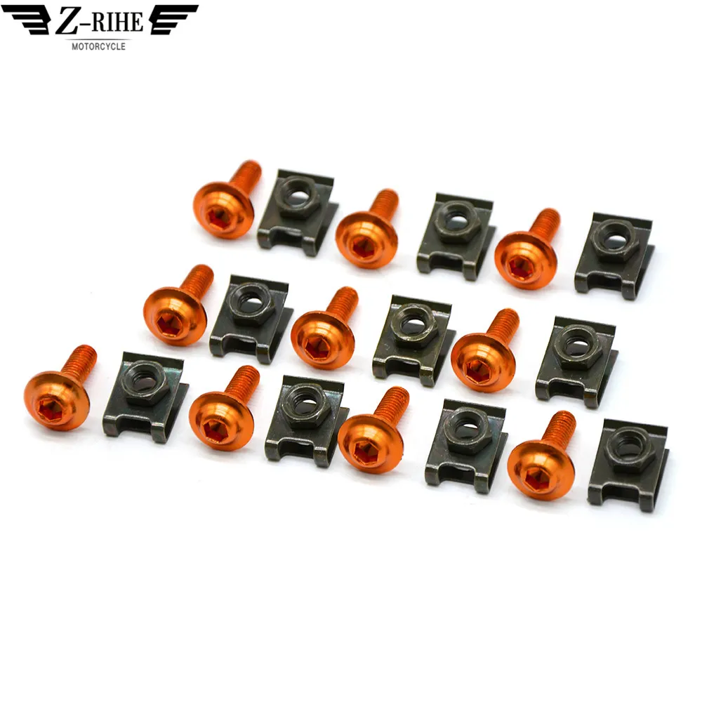 Аксессуары для мотоциклов 6 мм обтекатель болт Spire Скорость юстировочный винт