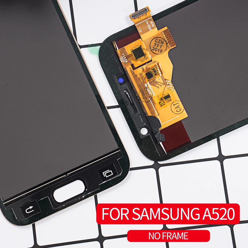 Super AMOLED 5 2 ''для SAMSUNG GALAXY A5 2017 ЖК-дисплей с сенсорным экраном и дигитайзером в