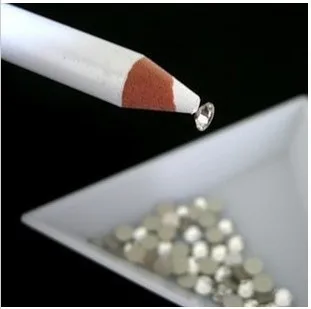 1PC White color dotting pencil Point drill pen for DIY rhinestone Picking tool Nail art tool(ss-2141) | Дом и сад