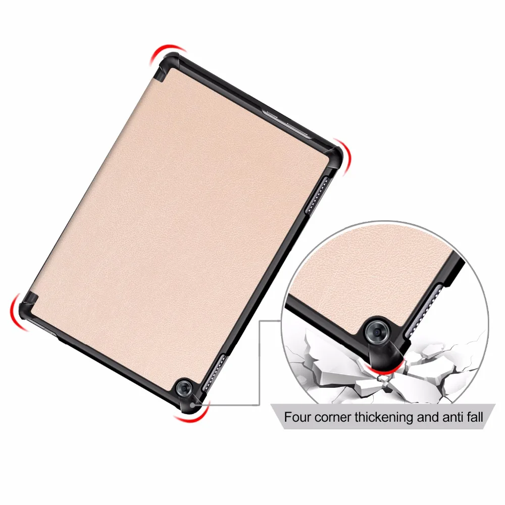 Кожаный чехол Magneti Smart Sleep Awake для Huawei MediaPad M5 Lite 10 1 &quotBAH2-W09 BAH2-L09 BAH2-W19 | Компьютеры и