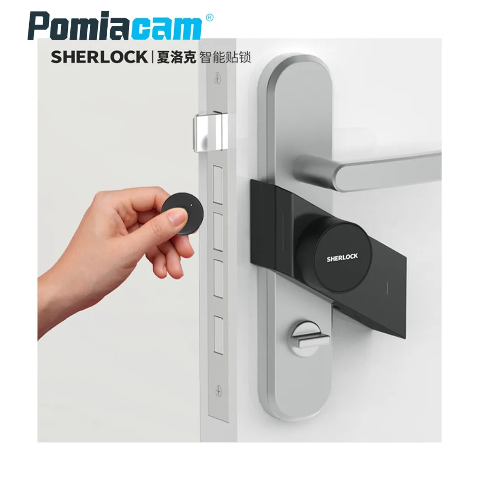 S2 ключ от Sherlock Smart lock S2, обновленная версия S2 Smart дверной замок без ключа NOPassword работа, дверной пульт дистанционного управления