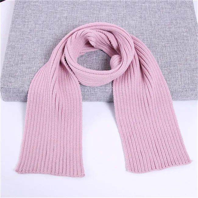 light purple scarf Осень-зима крючком Детская шапка с шар-помпон Детский шарф-хомут для мальчиков и девочек, теплые вязаные детские шапки и шарфа для детей шапки бини шапки Кепки - Цвет: light purple scarf