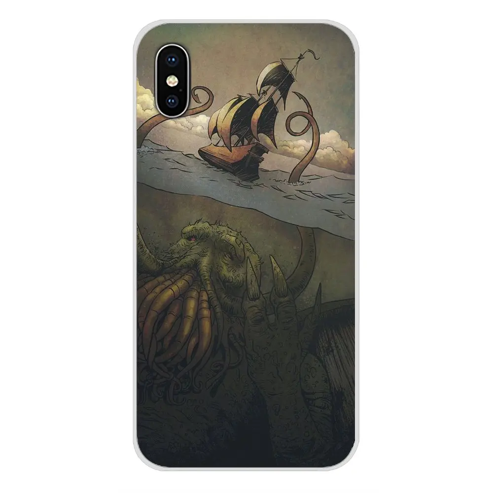 Sleeve Loves Cthulhu Accessories Phone Cases Covers For Huawei P Smart Mate Honor 7A 7C 8C 8X 9 P10 P20 Lite Pro Plus | Мобильные