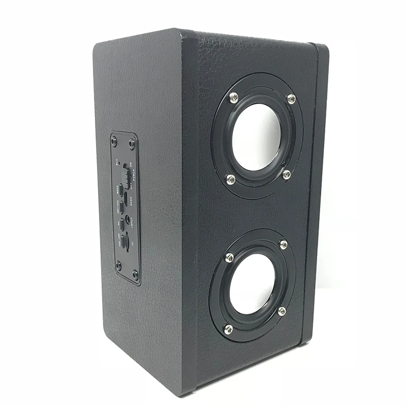Hot selling wood bluetooth speaker Portable Wooden Wireless Subwoofer Stero Bluetooth Speakers Radio Desktop | Электроника