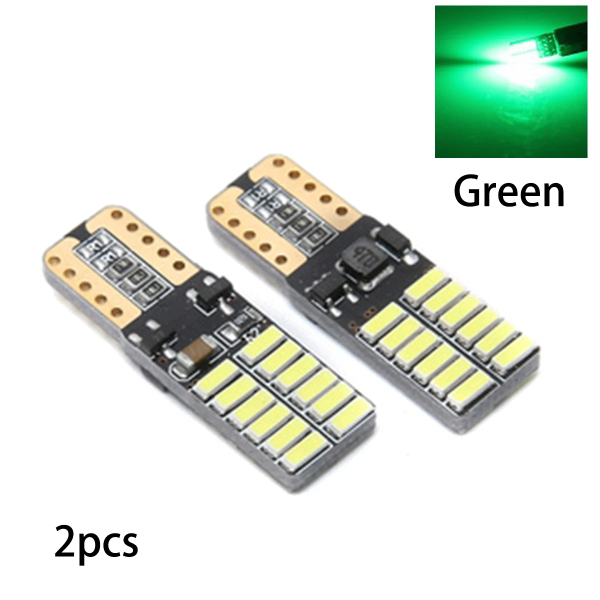 JOGMACHINE T10 24smd светодиодный светильник лампы автомобилей CANBUS без ошибок 4014 12V 24V супер яркий просвет лампа белый красные, синие фиолетовые