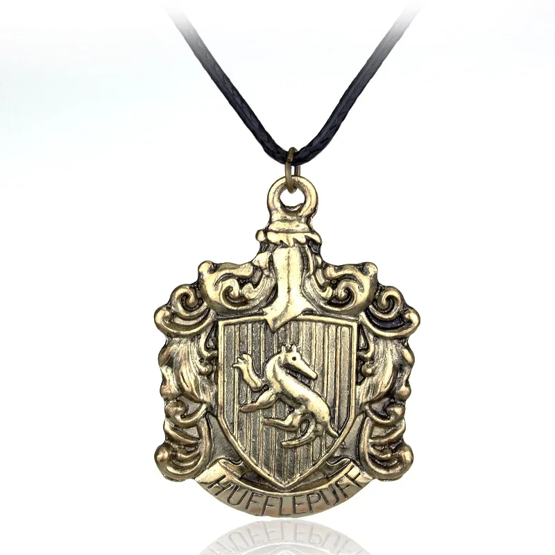 as picture Украшения на шею из отпускная цена hp, Гриффиндор, Хаффлпафф, Слизерин равенклав, школы, брелок с логотипом Подвески значок, Брелоки держатель - Цвет: as picture