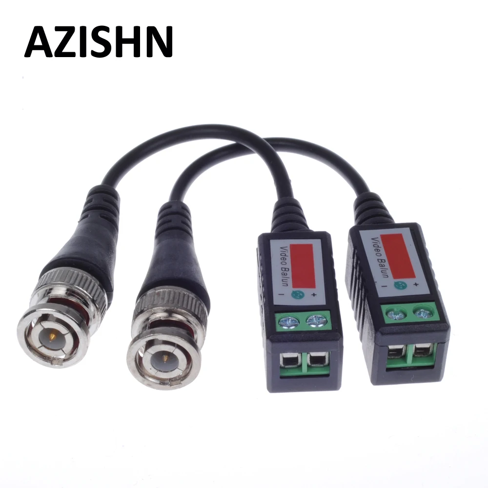 Пассивные приемопередатчики витые 200 шт. (100 пар) BNC CCTV UTP Balun Cat5 радиус действия до