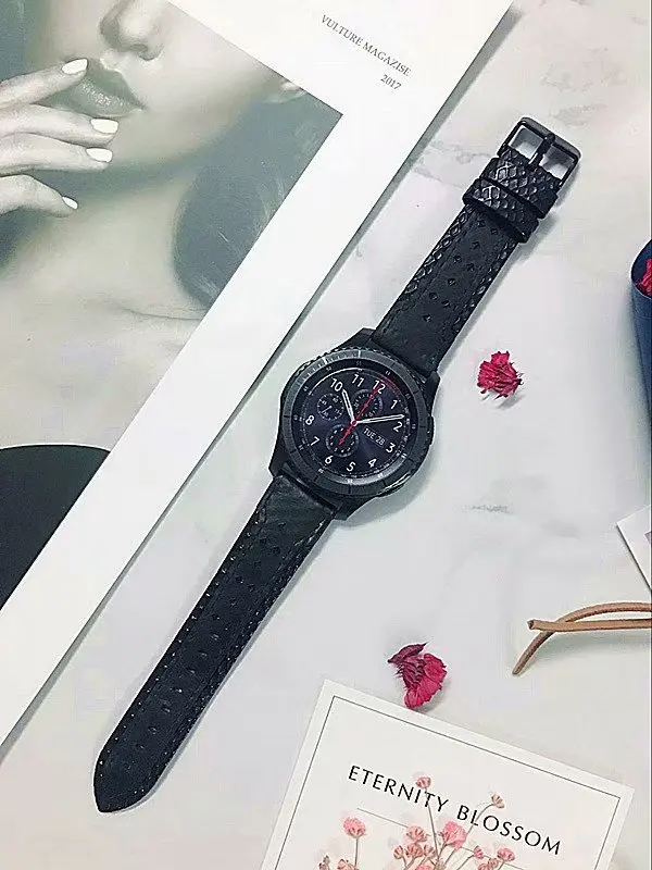 22 мм кожаный ремешок для часов Xiaomi Amazfit Pace Stratos браслет для huawei Watch GT Honor Magic Dream samsung 22 мм браслет