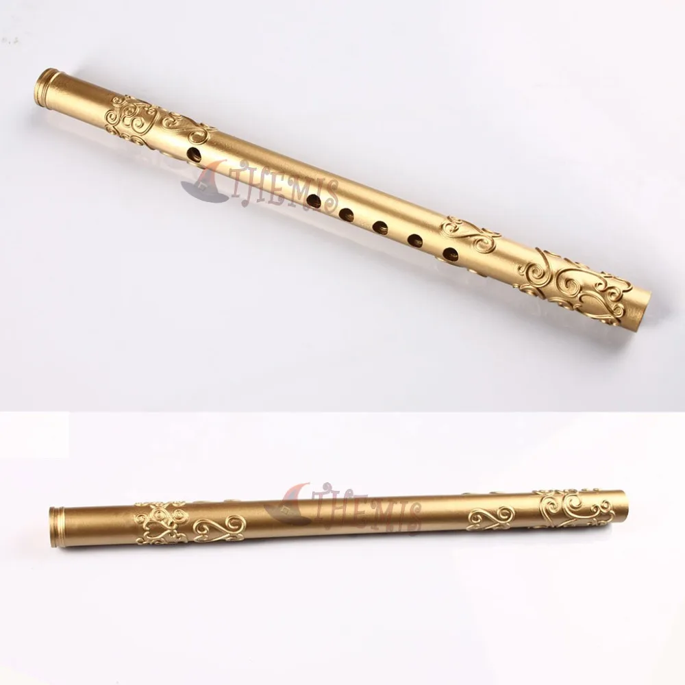 Аниме флейта Опора Final Fantasy Тип 0 двойка Косплэй золотой рис PU смолы игрушки