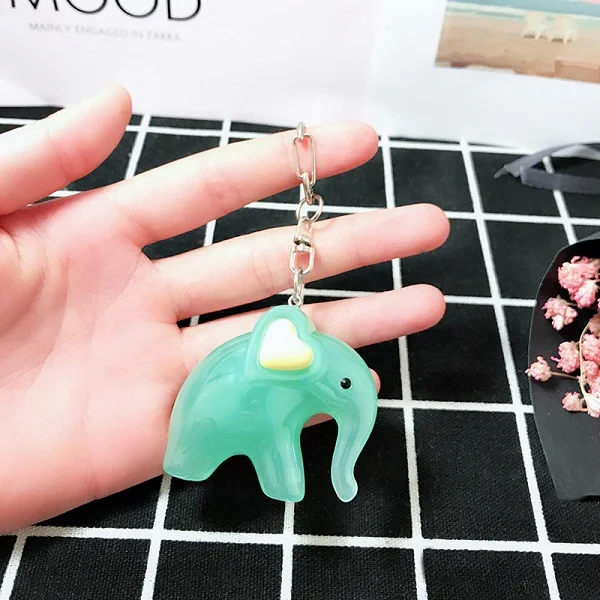 Новый 2019 слон плюшевый брелок для ключей Детская плюшевая фигурка-кукла ключ