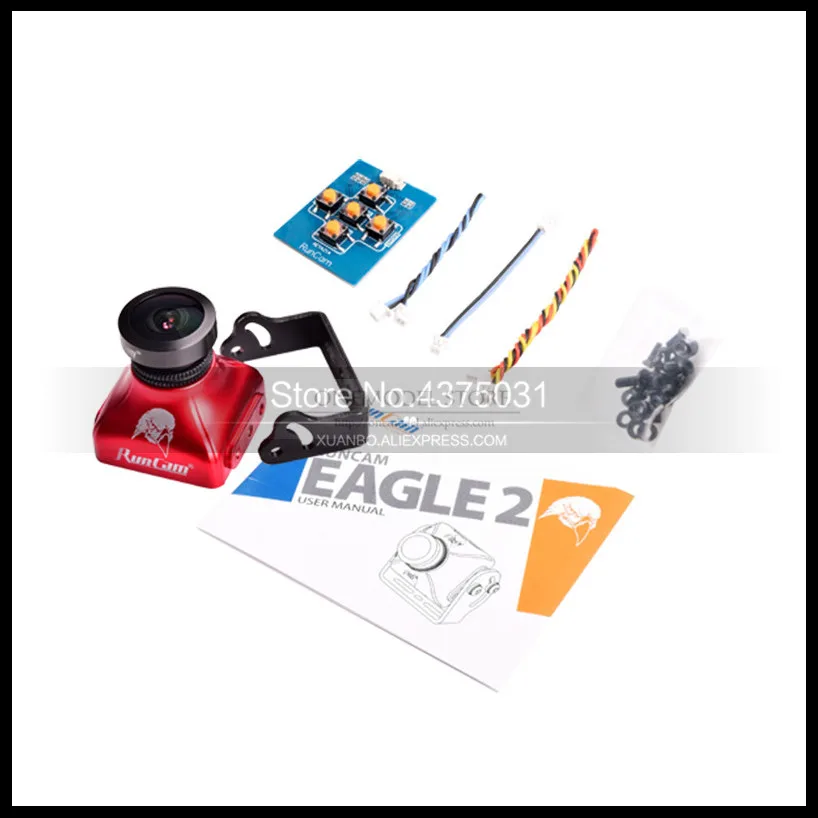 RunCam Eagle 2 FPV камера 4:3/16:9 Global WDR 800TVL 5 мм объектив алюминиевый PAL для дрона