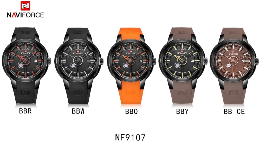 NAVIFORCE Роскошные Брендовые мужские военные спортивные часы мужские повседневные кварцевые наручные часы с датой Мужские Аналоговые часы Relogio Masculino