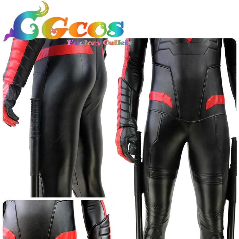 CGCOS Бесплатная доставка Бэтмен Arkham City Nightwing Дик Грейсон маскарадный костюм для