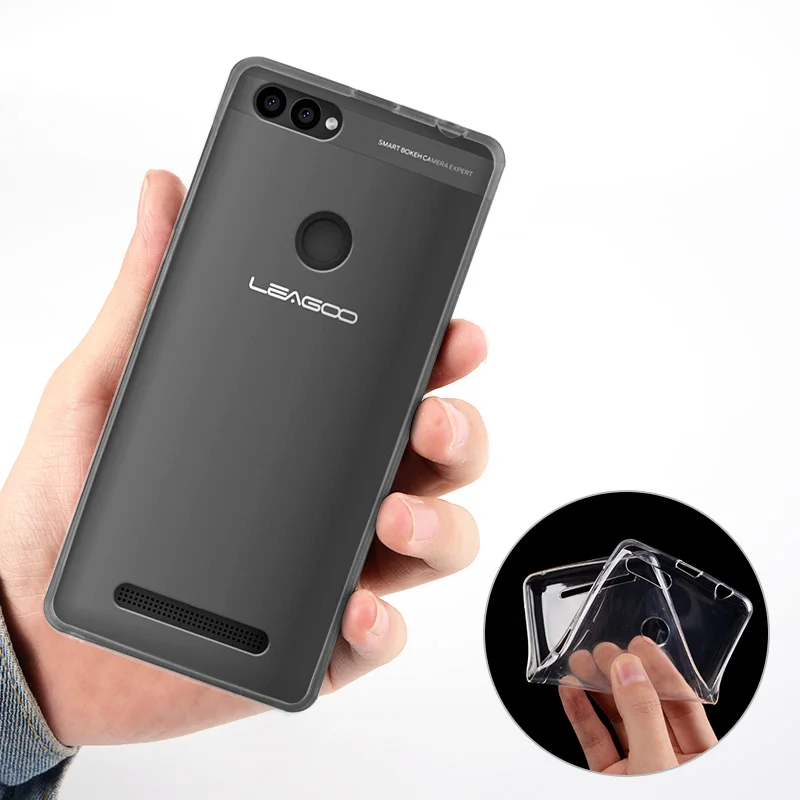 Для Leagoo Power 2 Чехол Мягкий ТПУ силиконовый чехол для Fundas Capa защитный телефона |