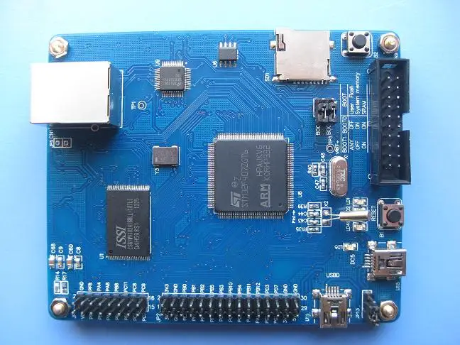 free shipping STM32F407ZGT6 /core board (100m Ethernet 2m SRAM 16 m NOR FLASH | Электронные компоненты и