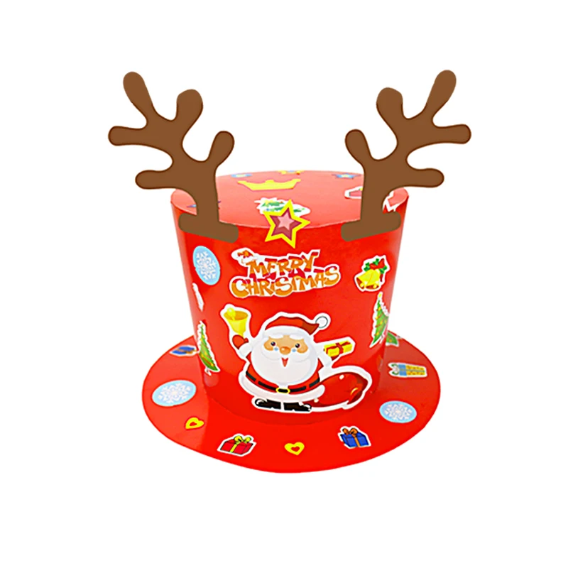 2 шт./лот DIY шапки Санта-Клауса снеговика Игрушки для раннего развития Детские