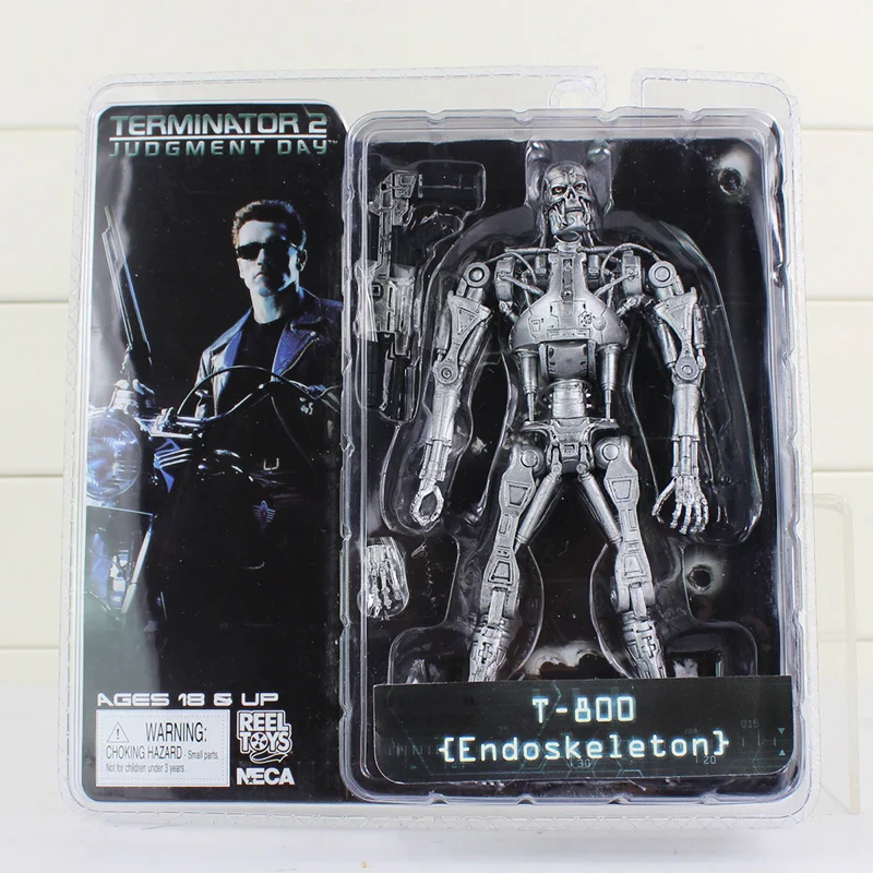 NECA Терминатор 2 фигурку T 800 эндоскелет Классический рисунок игрушки 7 &quot18 см|figure