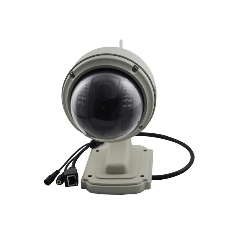 Мини Wifi Беспроводная купольная ip-камера PTZ наружная 720P HD 2 8-12 мм 4X Zoom CCTV видео сеть