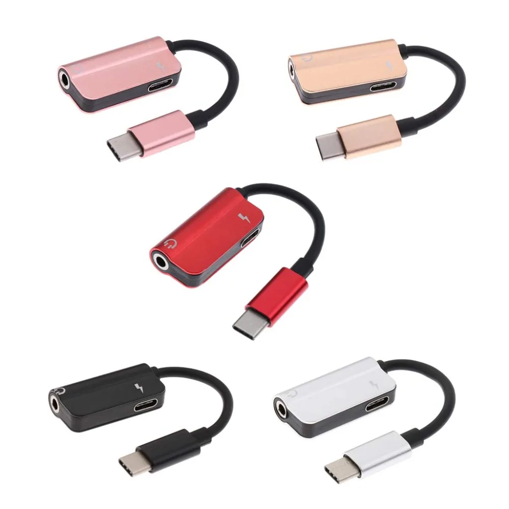 Чери 2 в 1 USB C 3 5 мм аудио адаптер для Huawei Xiaomi Samsung Type кабель Jack AUX конвертер