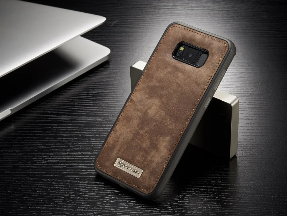Caseme бренд для Samsung Galaxy S7 Edge S8 Plus + телефона чехол сумка Пояса из натуральной кожи
