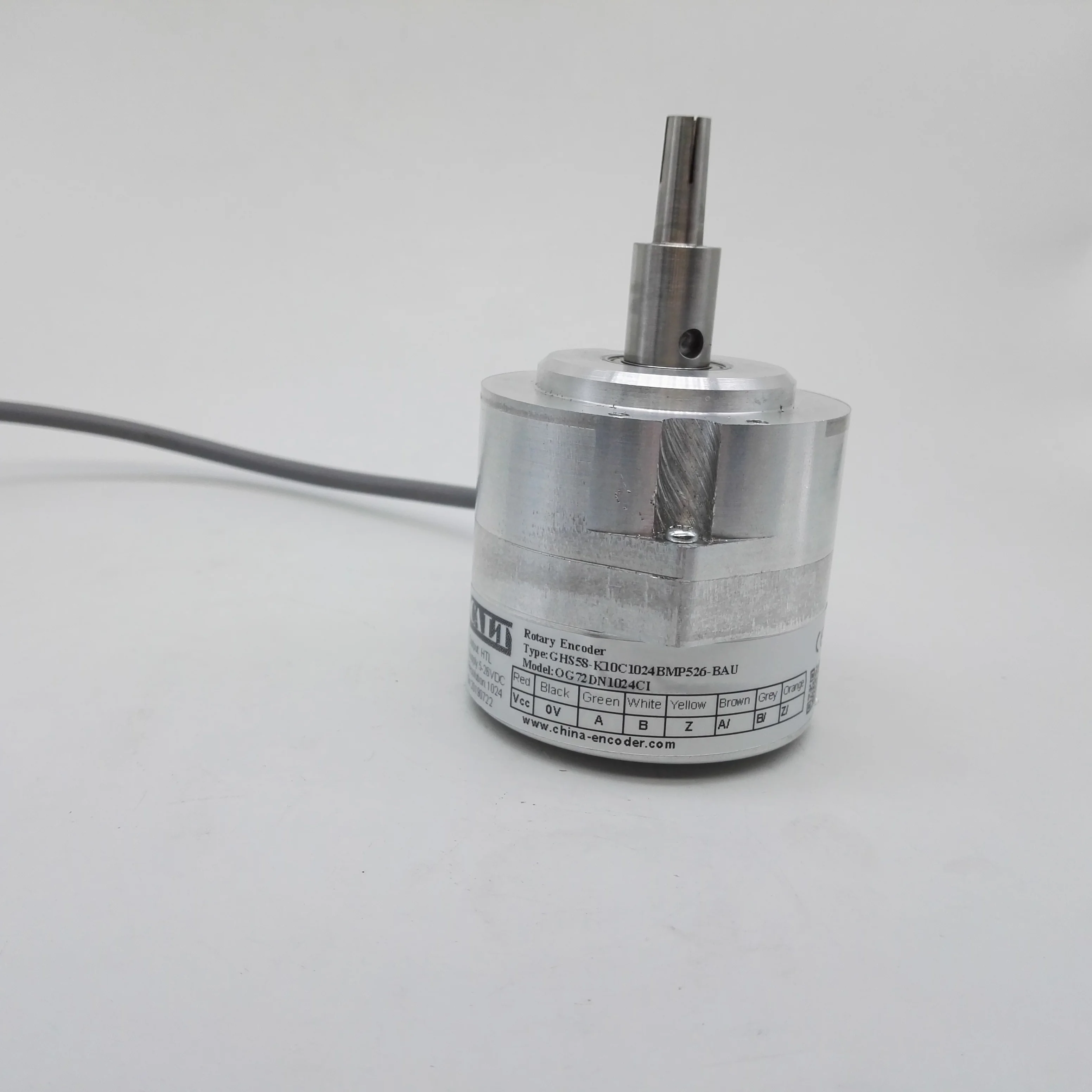 CALT сплошной вал вращающийся инкрементный энкодер GHS58-K10C1024BMP526 DC 5v замена OG72DN1024CI