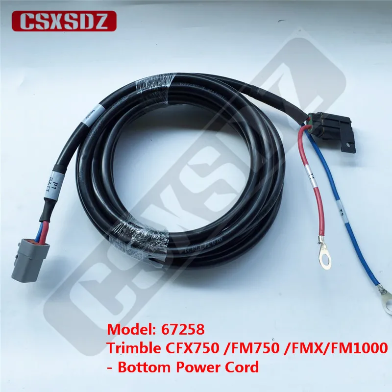 Trimble CFX750 /FM750 /FMX/FM1000 Нижний шнур питания (67258) GPS кабель питания|Детали устройств