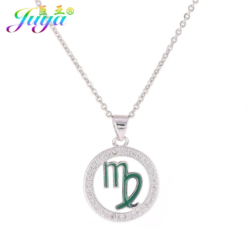 New Year's Gift Micro Paved Zircon Sagittarius Symbol Suspensions With Gold Chains Zodiac Constellation Pendant Necklace | Украшения и