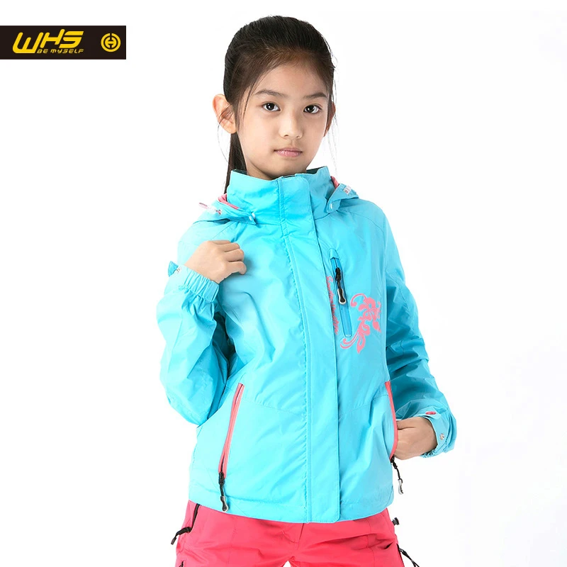 WHS ветровка для девочки весной куртка спорта на открытом воздухе дети весна