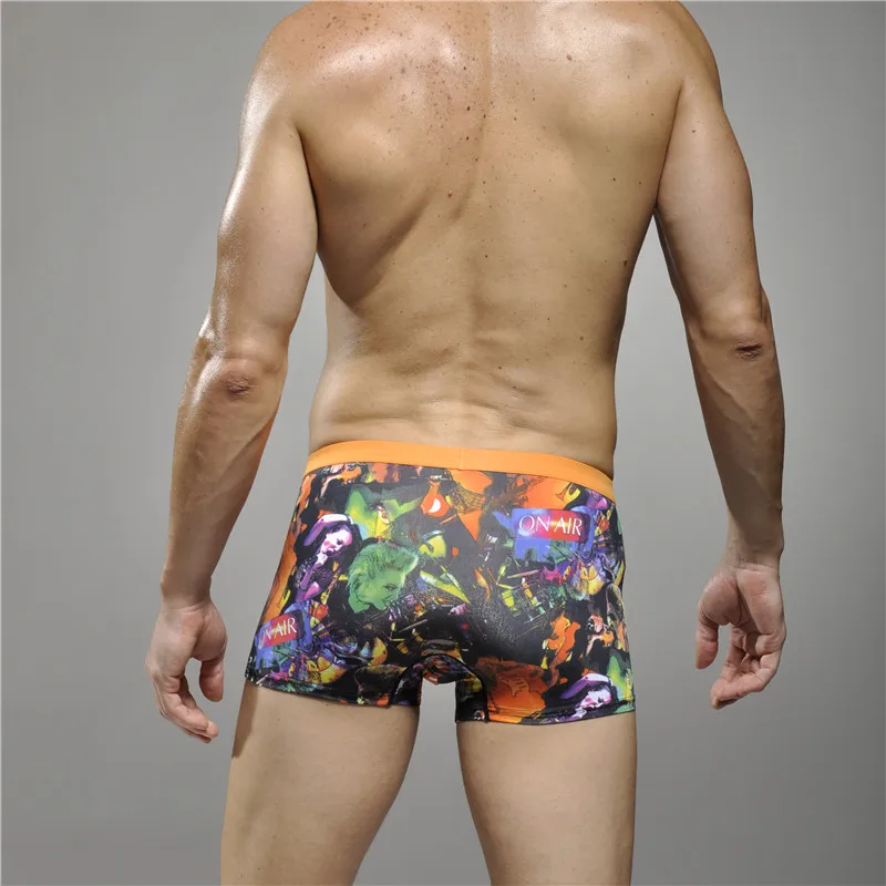 4 шт./лот Win бренд Для мужчин Нижнее Бельё для девочек шелковые пижамы дышащие