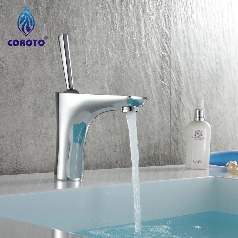 COROTO смеситель для ванной комнаты с одной ручкой горячая Распродажа холодной и