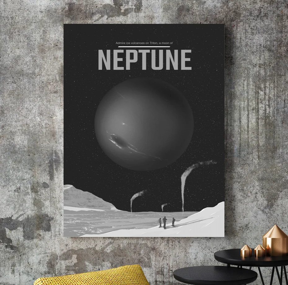 Mercury Saturn Pluto Venus Earth Neptune Planet настенная живопись холст скандинавские постеры и