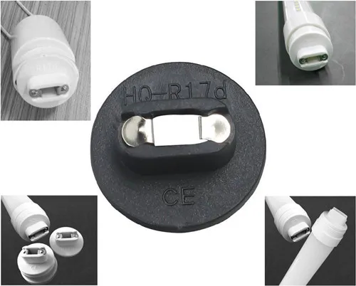 

(SPL-101-L6) 500 шт./лот T8 Светодиодная трубка G13 к R17D HO конвертер адаптер осветительные аксессуары осветительные базовые лампы Потолочный держате...