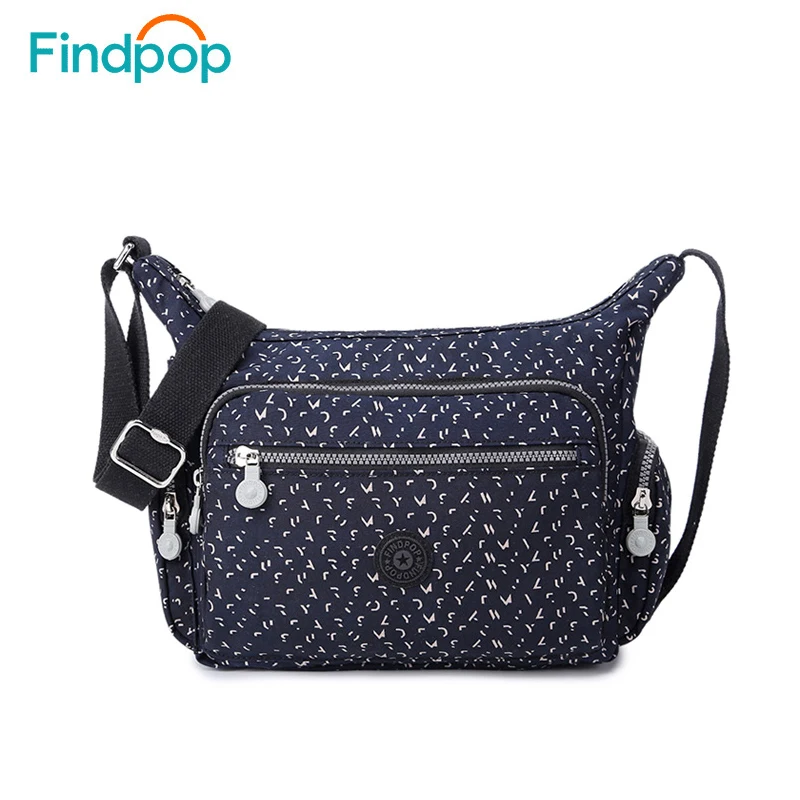 Findpop Повседневная Холщовая Сумка на плечо водонепроницаемая