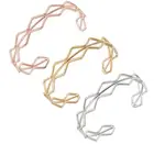Винни Дизайн Ювелирные изделия 3 цвета для женщин для вечерние проволочные браслеты Открытые Браслеты