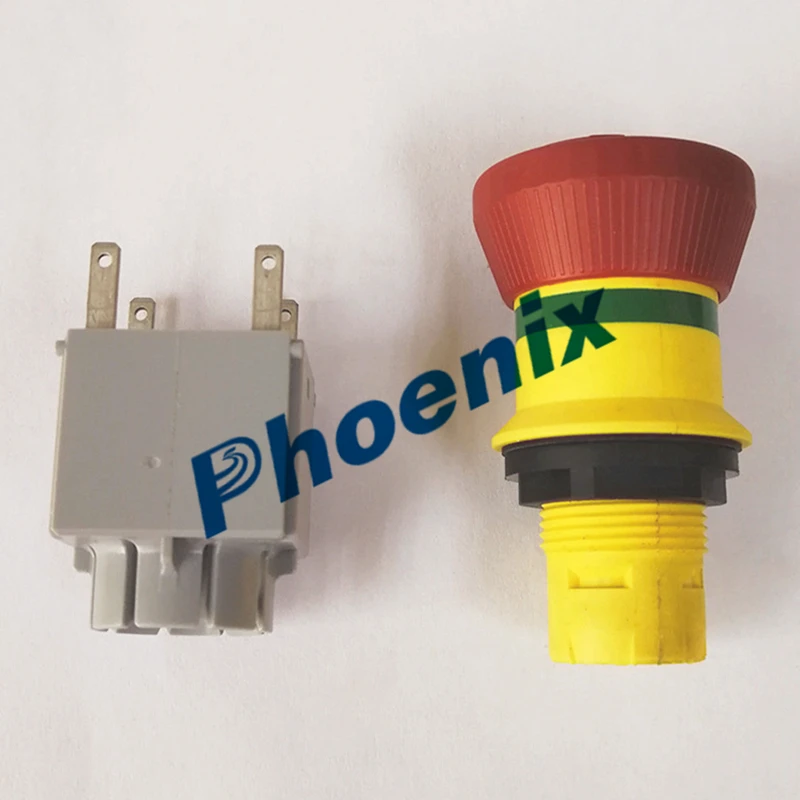 Phoenix Heidelberg A1.144.9134 original emergency stop switch RAFI taster and schalter | Электронные компоненты и