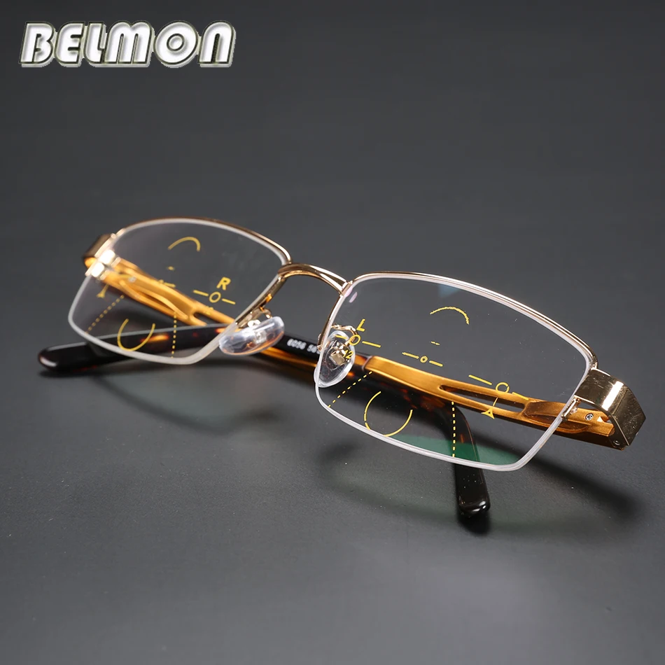 Мужские очки для чтения BELMON многофокальные прогрессивные дальнозоркости с